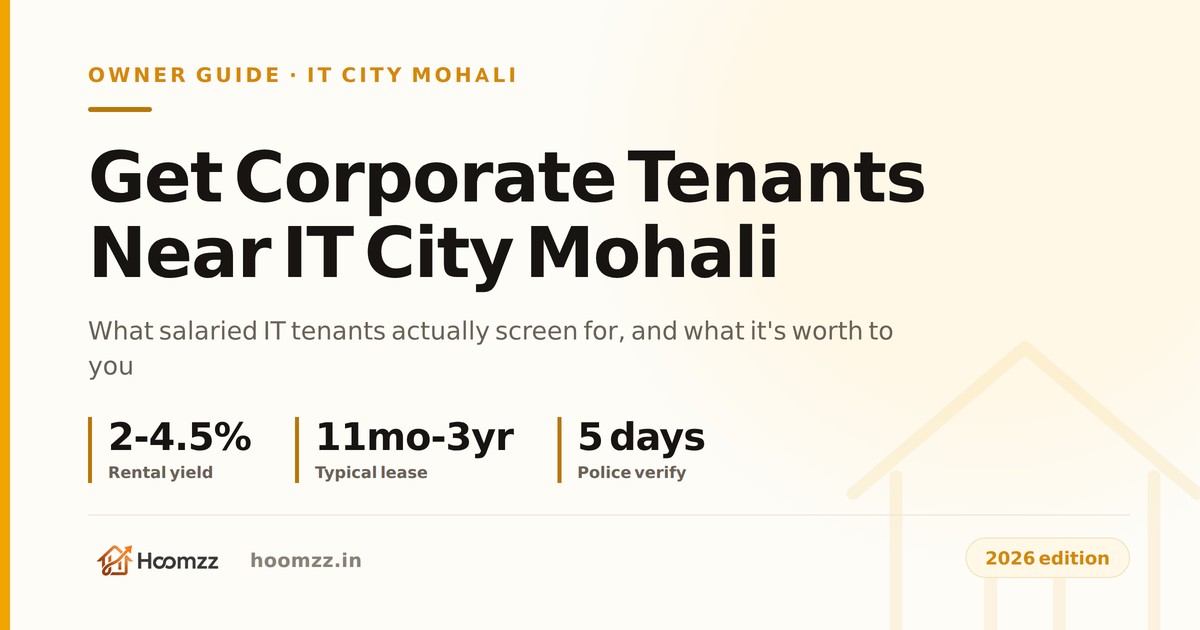 How Tricity owners can attract long-term corporate tenants from IT City Mohali (2026)