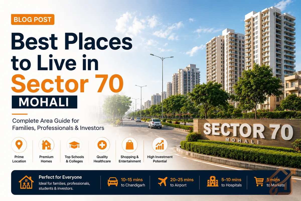 Best Places to Live in Sector 70 Mohali (2026): Complete Area Guide for Families, Professionals & Investors